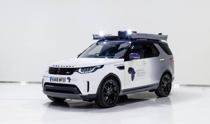 Land Rover Discovery modified for Mobile Malaria Project