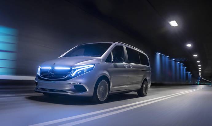 This is the 2019 Mercedes-Benz EQV concept