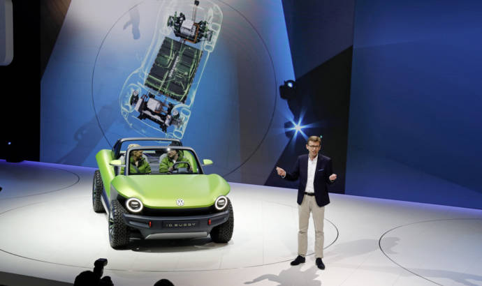 Volkswagen ID Buggy is an all-electric concept car
