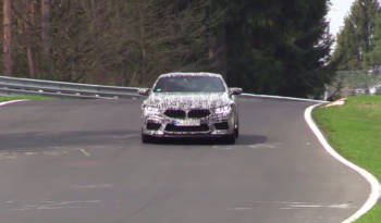 BMW M8 was spied during some testing around the Nurburgring