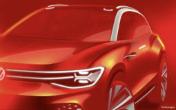 First design sketch of the upcoming Volkswagen ID Roomzz