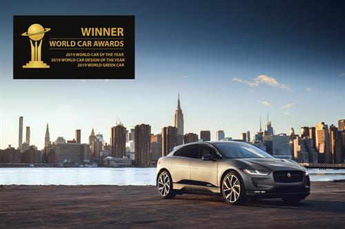Jaguar I-Pace is 2019 World Car of the Year