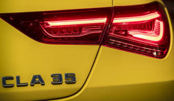 Mercedes-Benz published the first teaser picture with AMG CLA 35