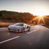 Upcoming McLaren Grand Tourer teased with some camouflaged pictures