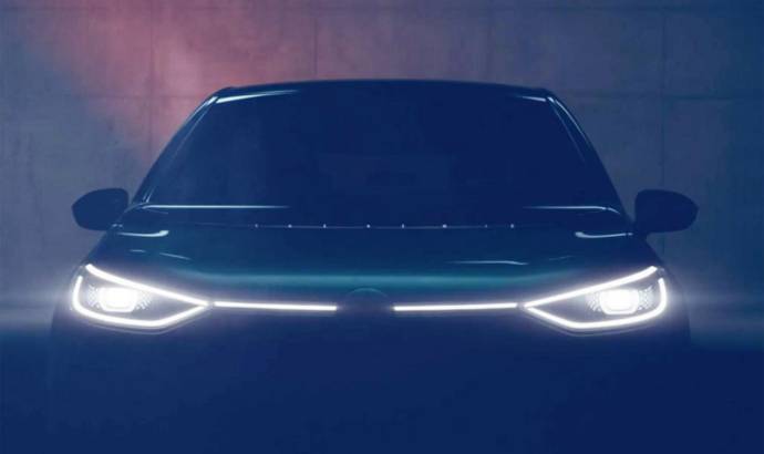 2019 Volkswagen ID hatchback teaser ahead of unveiling