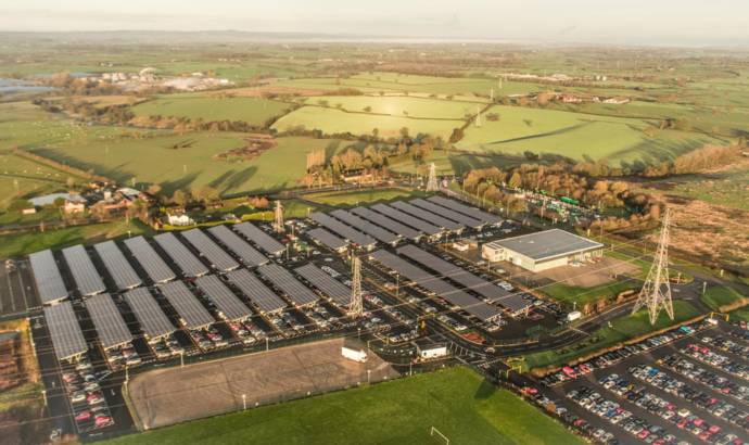 Bentley announced the largest solar panel installation in UK