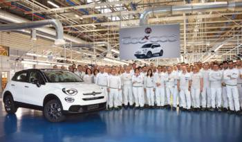 Fiat 500X reaches 500.000 units produced