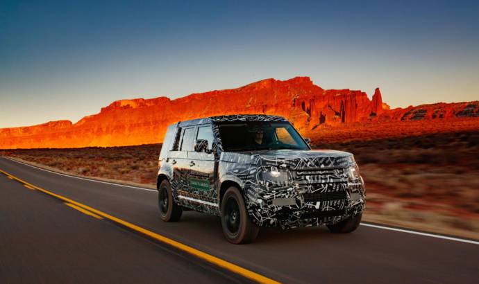 Future Land Rover Defender reaches milestone testing