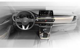 Kia published a new sketch with its upcoming small SUV