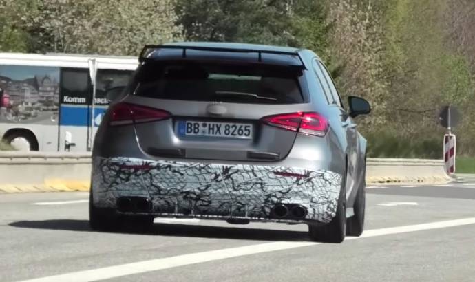 VIDEO: Mercedes-AMG A45 spied around the Nurburgring