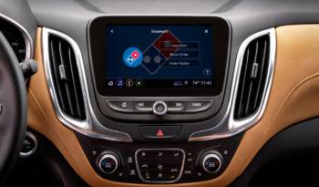Chevrolet owners can order Domino pizza from their cars