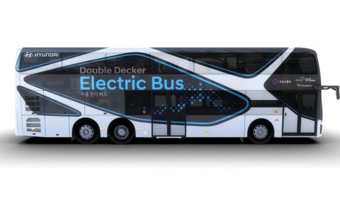 Hyundai launches electric double-decker bus