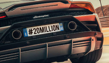Lamborghini reached 20 million users on Instagram