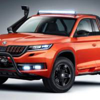 Skoda Mountiaq is a one-off pickup truck based on Kodiaq SUV