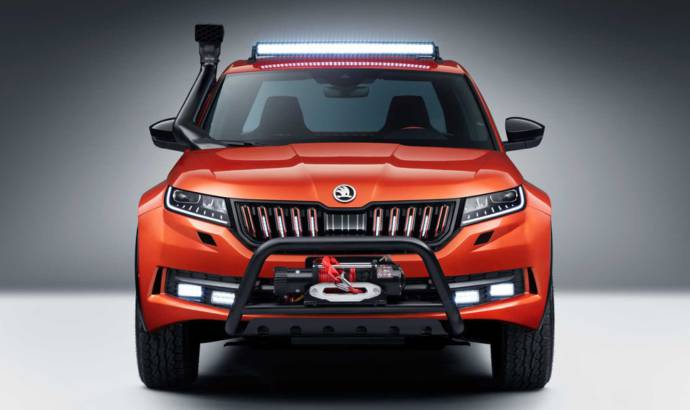 Skoda Mountiaq is a one-off pickup truck based on Kodiaq SUV