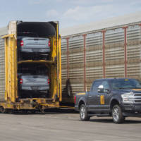 An electric prototype of the upcoming Ford F-150  can tow more than 1 million pounds