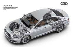 Audi A8 is available with predictive suspension