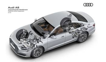 Audi A8 is available with predictive suspension