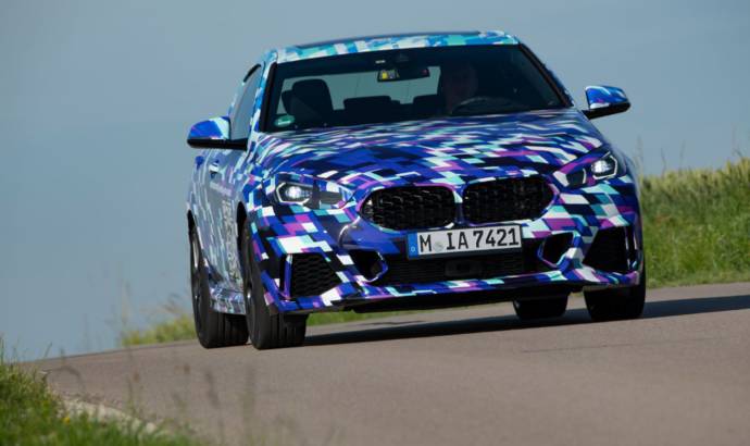 BMW has published new camouflage pictures with the 2020 2 Series Gran Coupe