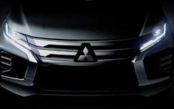 First teaser of the 2020 Mitsubishi Pajero Sport