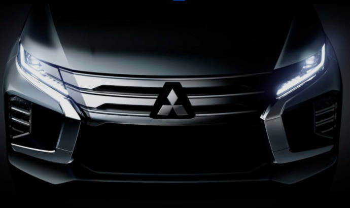 First teaser of the 2020 Mitsubishi Pajero Sport