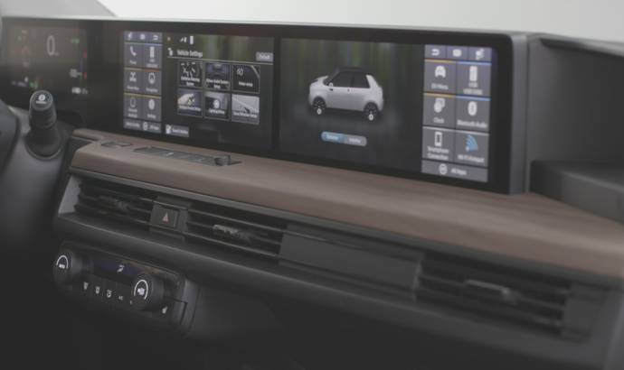 Honda e electric model has 5 screens inside the cabin