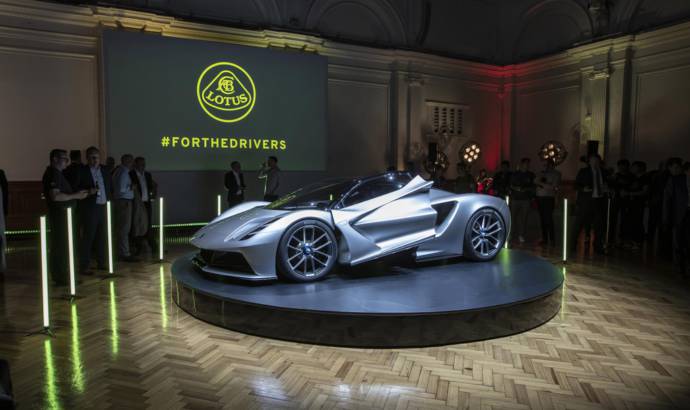 Lotus Evija was officially unveiled