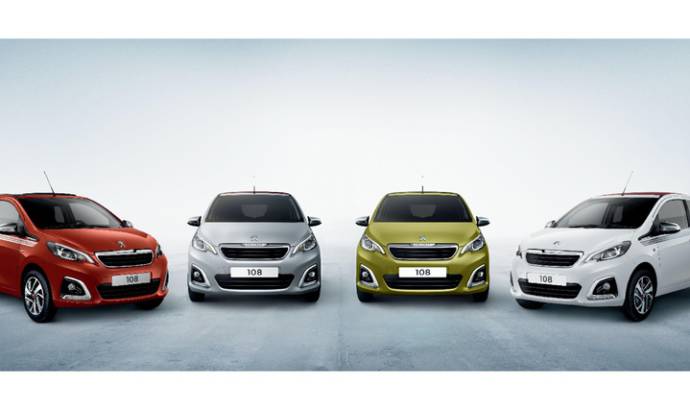 Peugeot 108 and 108 TOP offered with a pair of sunglasses