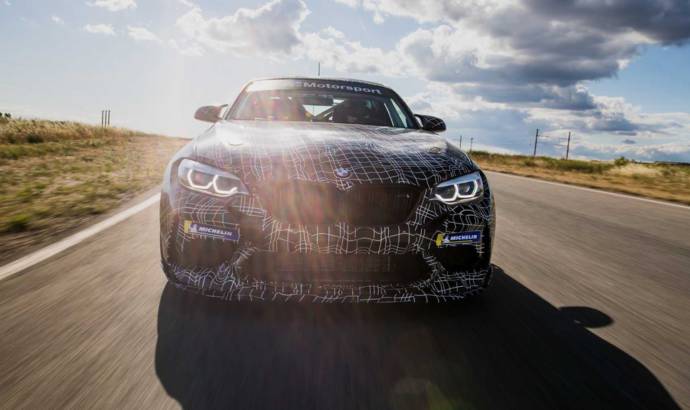 BMW teased a track version of the current M2 Competition