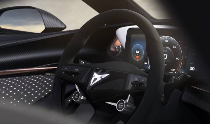 CUPRA teases interior of all-electric concept car