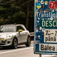 The new Mini Cooper SE starts its career on the best road in the world