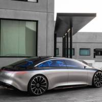 This is the 2019 Mercedes-Benz Vision EQS, the concept that previews an upcoming electric S-Class