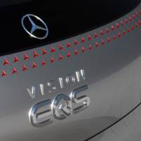 This is the 2019 Mercedes-Benz Vision EQS, the concept that previews an upcoming electric S-Class