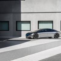 This is the 2019 Mercedes-Benz Vision EQS, the concept that previews an upcoming electric S-Class