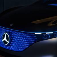 This is the 2019 Mercedes-Benz Vision EQS, the concept that previews an upcoming electric S-Class