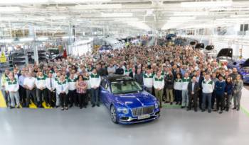 Bentley Continental Flying Spur enters production