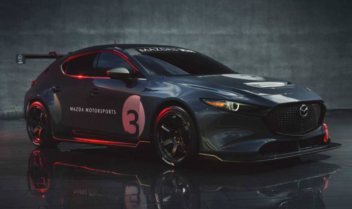Mazda 3 TCR has 350 horsepower and a massive wing