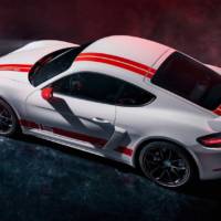 Porsche 718 Cayman GT4 Sports Cup Edition has some visual modifications