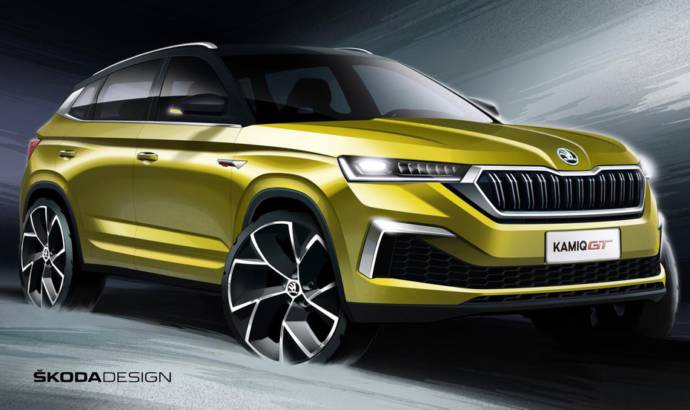 Skoda Kamiq GT first sketches