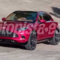 Spy pictures with the upcoming Aston Martin DBX