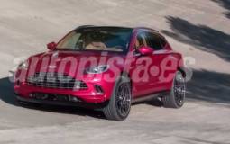 Spy pictures with the upcoming Aston Martin DBX