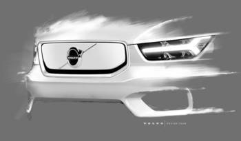 Volvo XC40 Electric - first teaser pictures