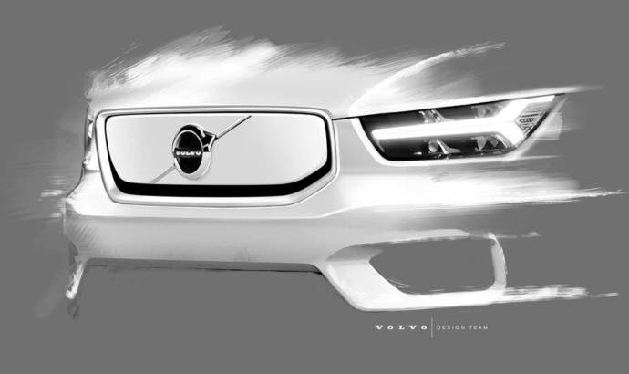 Volvo XC40 Electric - first teaser pictures