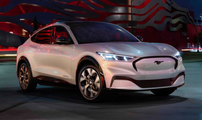 This is the 2020 Ford Mustang Mach-E, the first electic SUV of the company