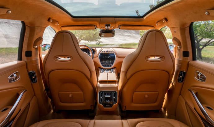 aston martin dbx interior