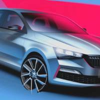 2020 skoda rapid sketch