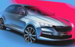 2020 skoda rapid sketch