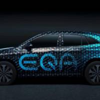 First teaser pictures of the upcoming Mercedes-Benz EQA