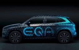 First teaser pictures of the upcoming Mercedes-Benz EQA