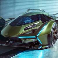 This is the virtual concept car Lamborghini Lambo V12 Vision Gran Turismo